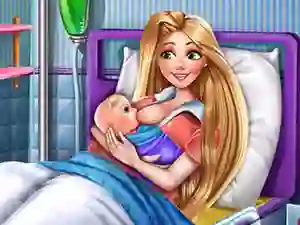 Lojë Goldie Princess Mommy Birth në internet