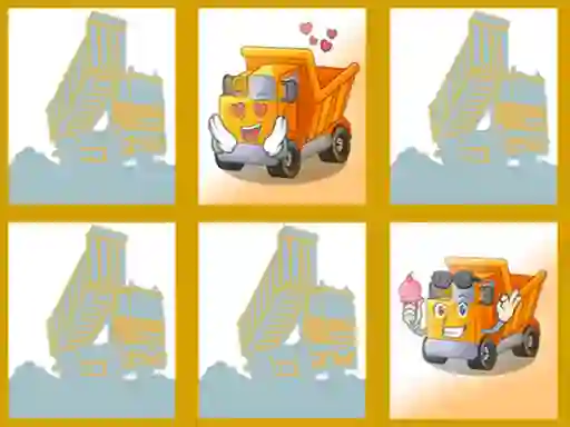 Lojë Dump trucks memory në internet