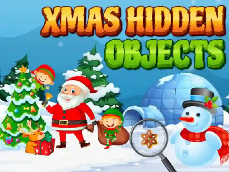 Lojë Xmas hidden objects në internet