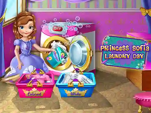 Lojë Young Princess Laundry Day në internet