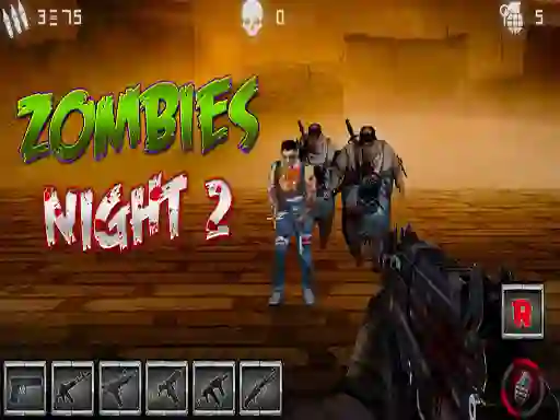 Lojë Zombies Night 2 në internet