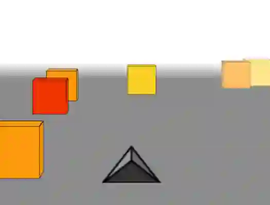 Lojë Cubefield në internet