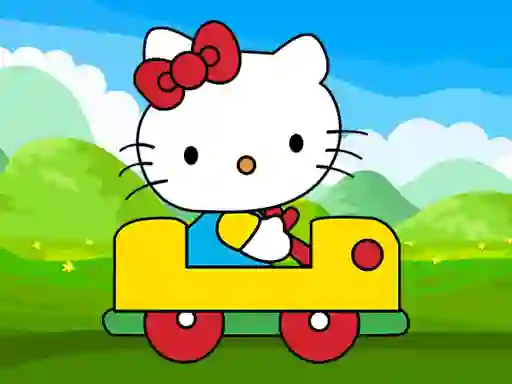 Lojë Cute Kitty Car Jigsaw në internet