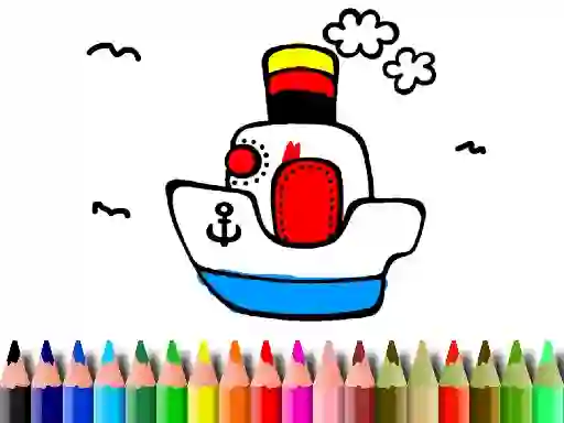 Lojë Back to School: Boat Coloring në internet
