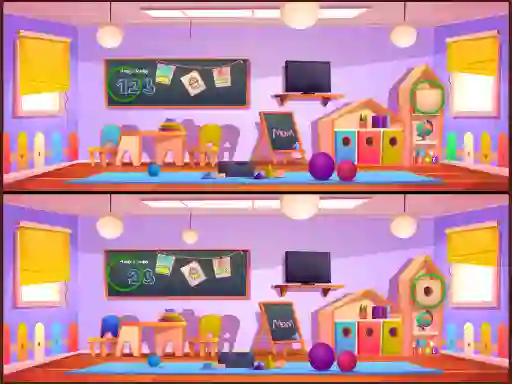 Lojë Spot The Differences në internet