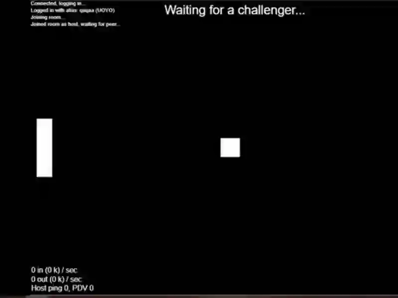 Lojë Multiplayer Pong në internet