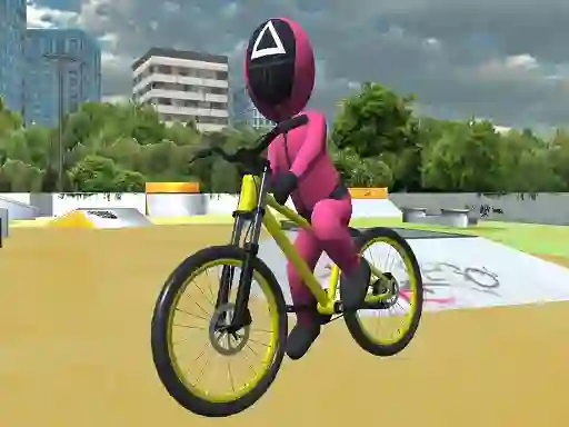 Lojë Squid Gamer BMX Freestyle në internet