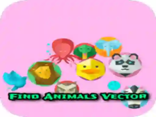 Lojë Find Animals Vector në internet