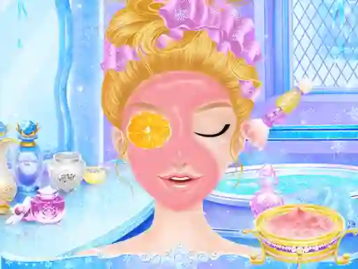Lojë Princess Salon Frozen Party në internet
