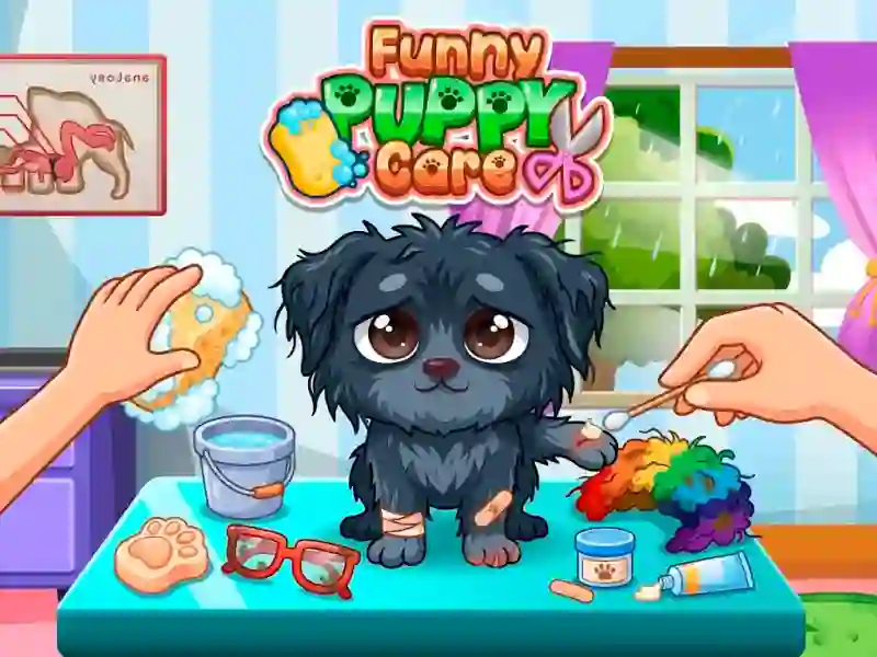 Lojë Funny Puppy Care në internet