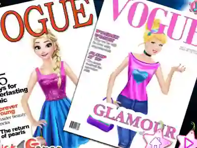 Lojë Princesses On Vogue Cover në internet