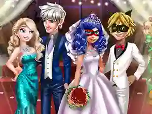 Lojë Ladybug Wedding Royal Guests në internet