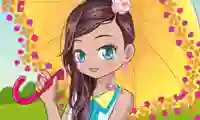 Lojë Kawaii Beauty Dress Up në internet