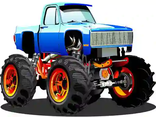 Lojë Monster Truck Puzzle në internet