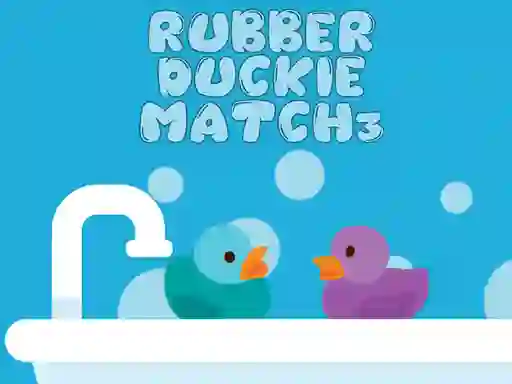 Lojë Rubber Duckie Match 3 në internet