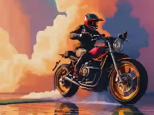 Lojë 3D Moto Simulator në internet