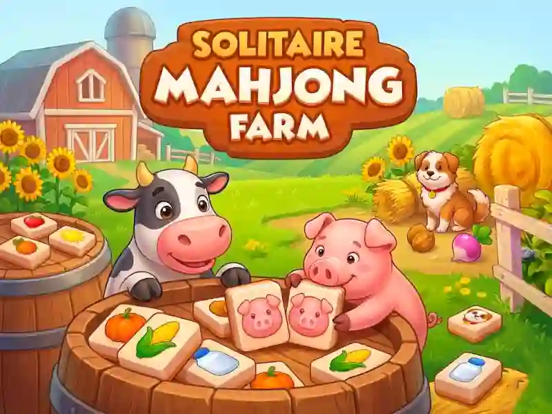 Lojë Solitaire Mahjong Farm në internet