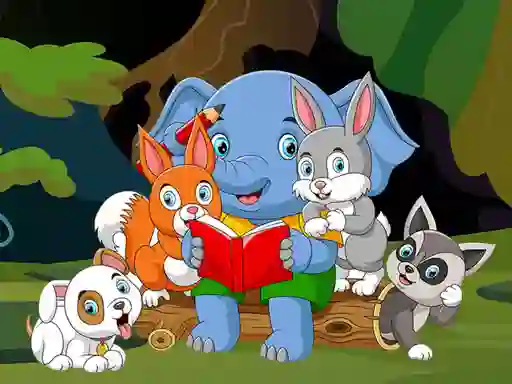 Lojë Cute Animals Memory në internet