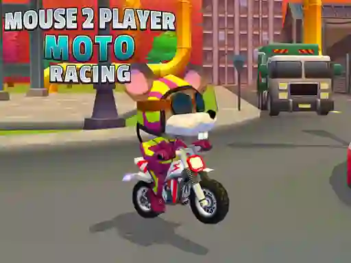 Lojë Mouse 2 Player Moto Racing në internet
