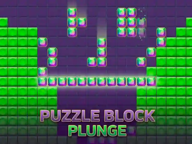 Lojë Puzzle Block Plunge në internet