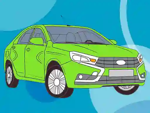 Lojë Russian Cars Coloring Book në internet