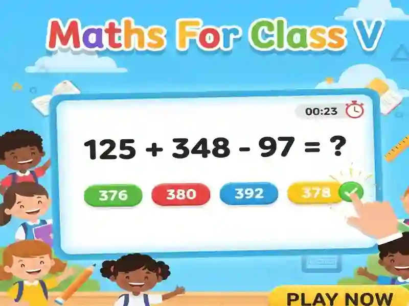 Lojë Maths For Class V në internet