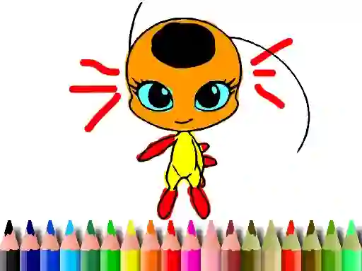 Lojë Back To School: Dotted Girl Coloring në internet
