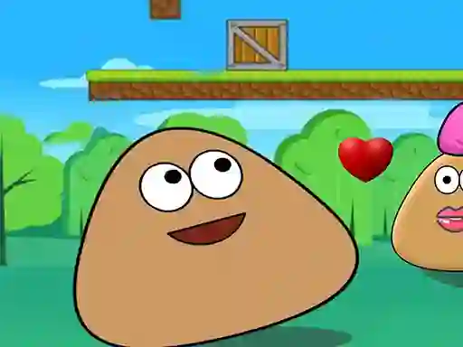 Lojë Pou Slide në internet