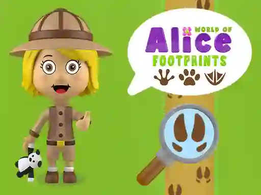 Lojë World of Alice Footprints në internet