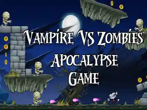 Lojë Vamp kid vs The Zombies apocalipse në internet