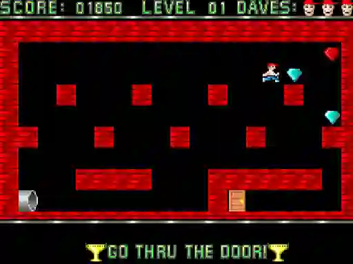 Lojë Dangerous dave në internet
