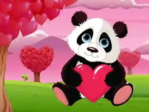 Lojë Sweet Valentine Pets Jigsaw në internet