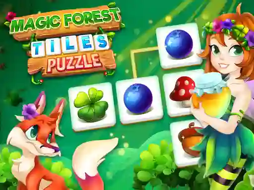 Lojë Magic Forest Tiles Puzzle në internet