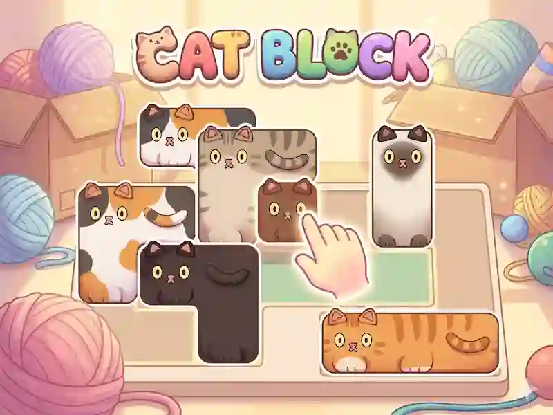Lojë Cat Block në internet