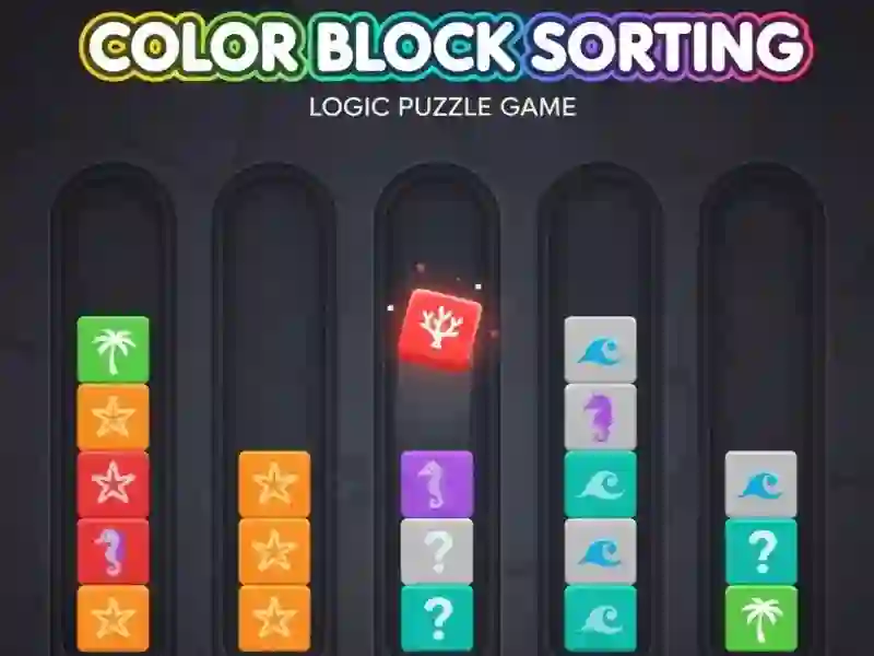 Lojë Color Block Sorting në internet