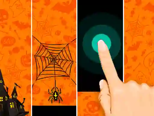 Lojë Halloween Magic Tiles në internet