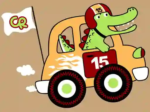 Lojë Fast Racing Cars Coloring në internet