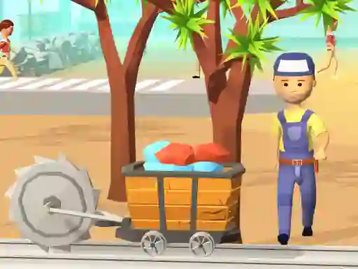 Lojë Stone Miner 3d në internet