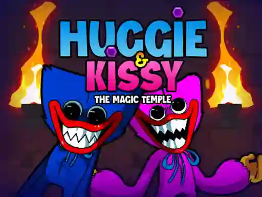 Lojë Huggie & Kissy The Magic Temple në internet