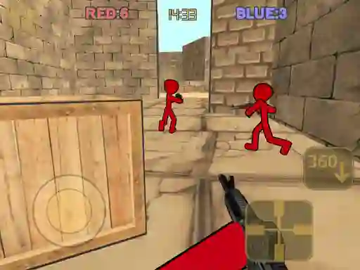 Lojë Stickman Counter Terror Shooter në internet