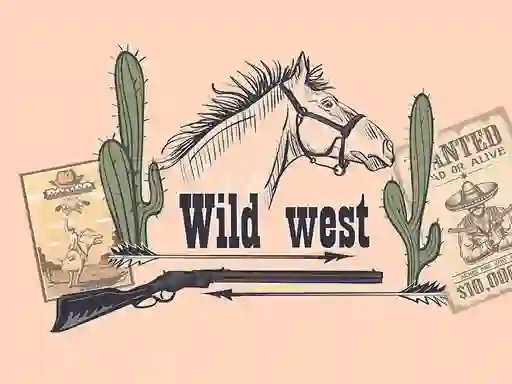 Lojë Wild Wild West Memory në internet