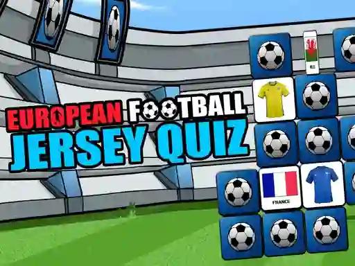 Lojë European Football Jersey Quiz në internet
