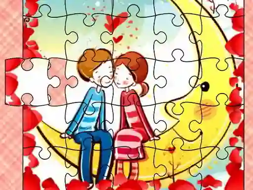 Lojë Loving Couple Jigsaw në internet
