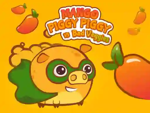 Lojë Mango Piggy Piggy vs Bad Veggies në internet
