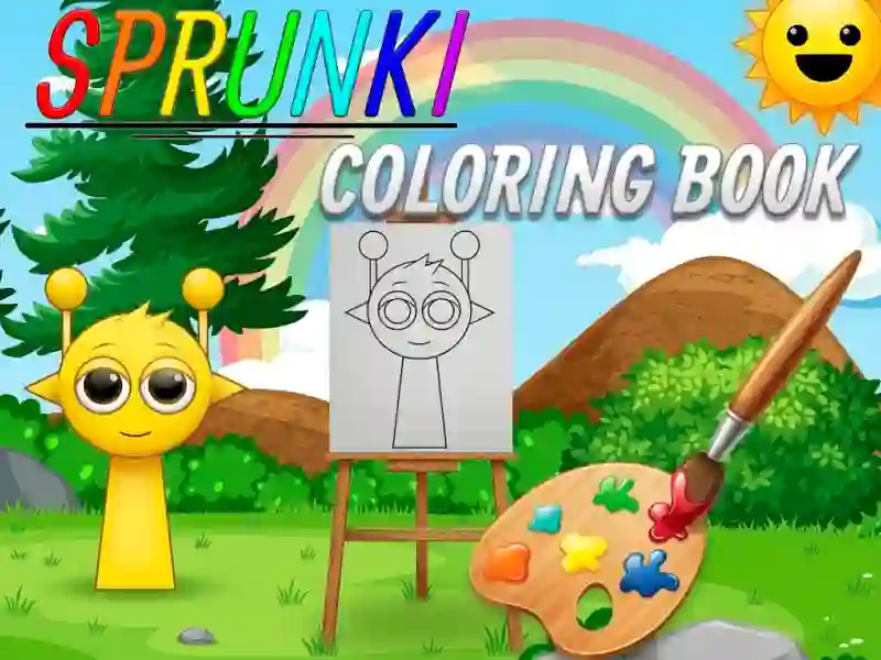 Lojë Sprunki Coloring Book në internet