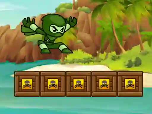 Lojë Green Ninja Run në internet