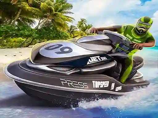 Lojë Jet Ski Water Racing: Power Boat Stunts në internet