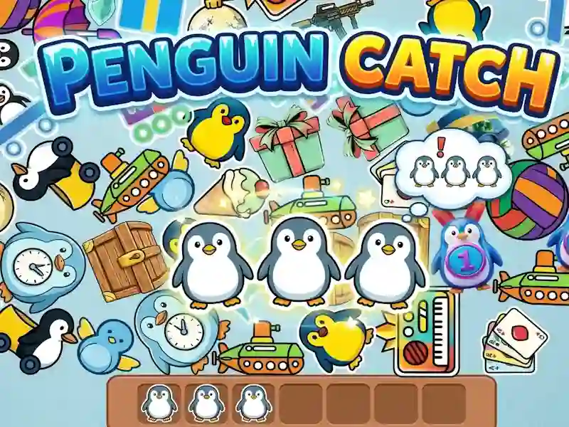 Lojë Penguin catch në internet