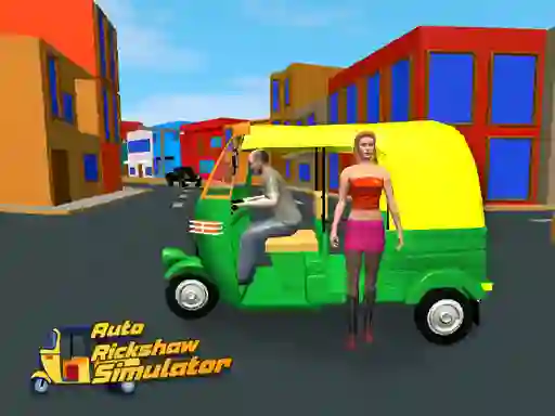 Lojë Auto Rickshaw Simulator në internet