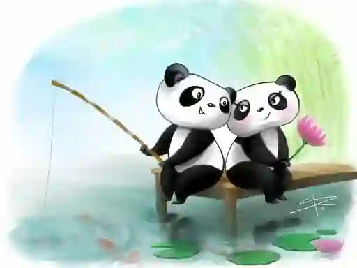 Lojë Pandas Slide në internet